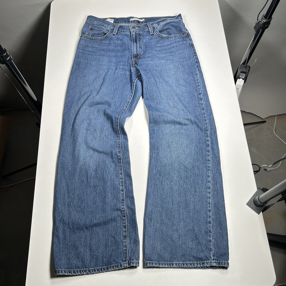 Levis 94 Baggy Bootcut Jeans Women’s 31x29.5 Mid Rise Medium Wash A8716
